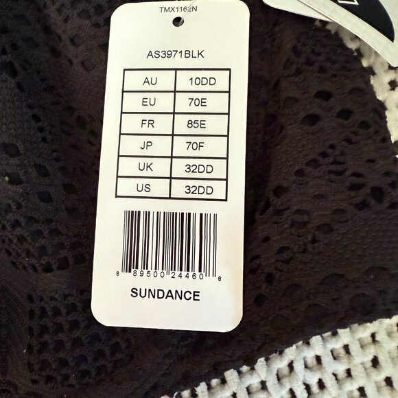 Freya Sundance Bikini Top - Black size 32DD NWT - Picture 4 of 7